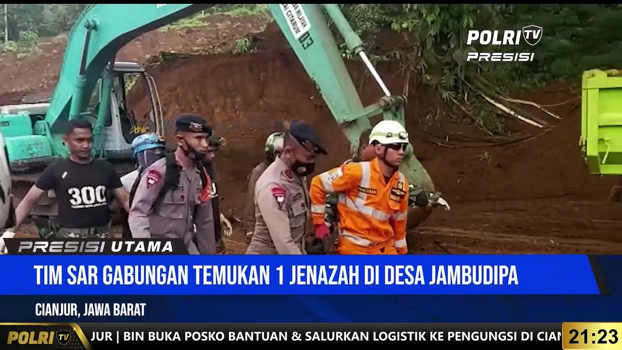 Pencarian Korban Terdampak Gempa Cianjur di Desa Jambudipa Kec Warungkondang Kab Cianjur Jabar