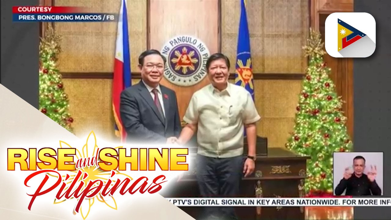 Vietnam gov’t, nangako ng tulong sa Pilipinas; Pres. Ferdinand R. Marcos Jr., bibisita sa Vietnam matapos siyang imbitahan ni Vietnamese Pres. Nguyen Xuan Phuc