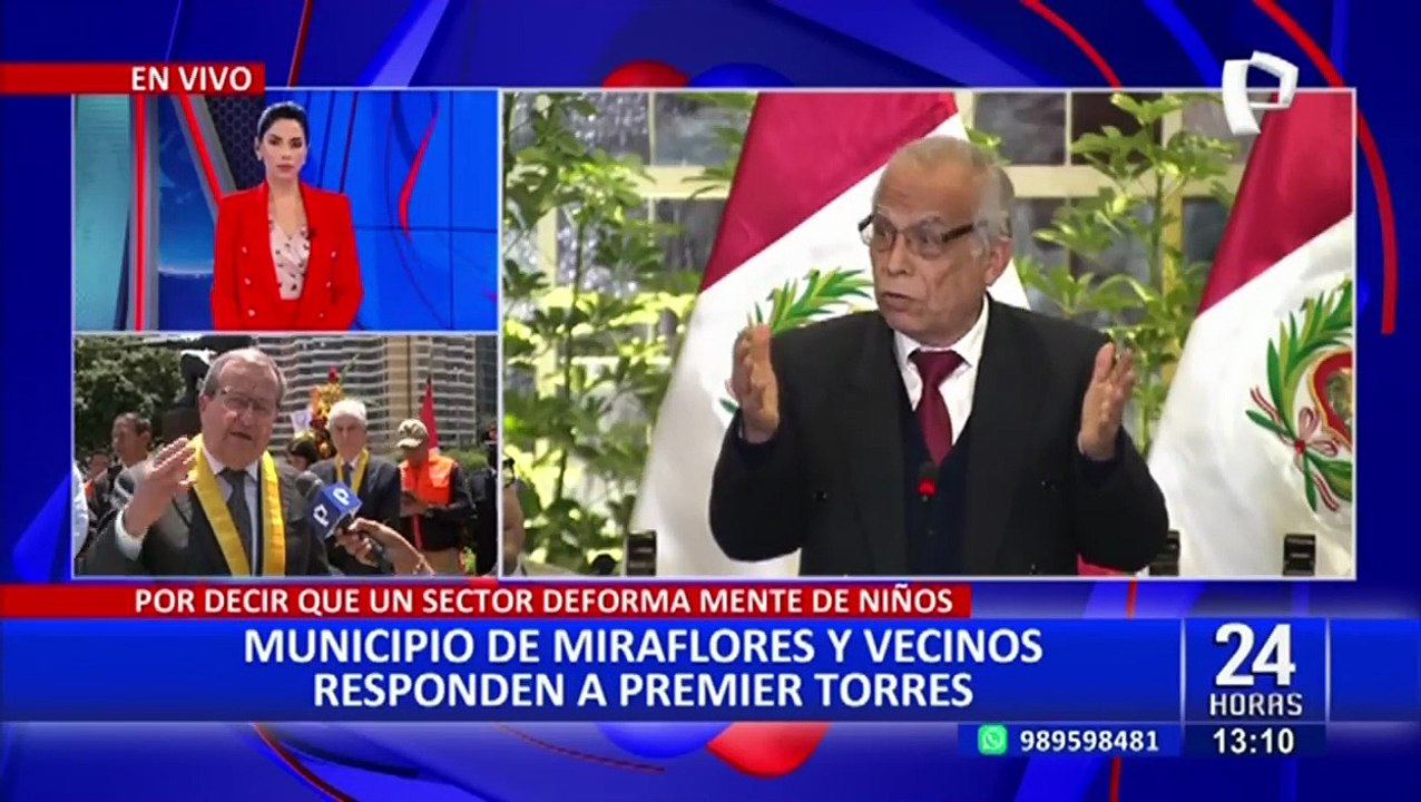 Miraflores: vecinos y alcalde responden ante palabras discriminatorias de Aníbal Torres