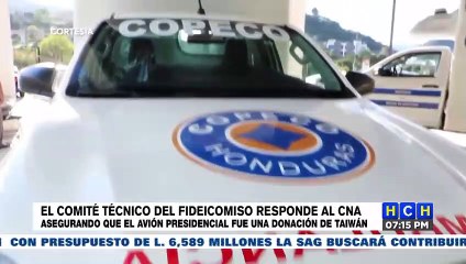 Avión presidencial fue donado por Taiwán, reitera comité que manejó la Tasa de Seguridad