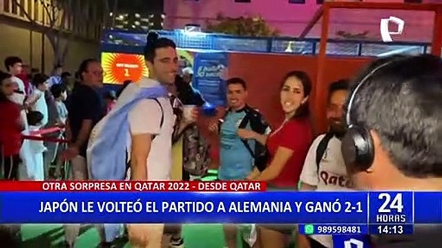 Qatar 2022: Hinchas argentinos opinan sobre victoria de Japón ante Alemania