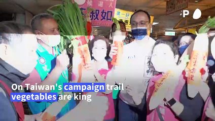 Lucky greens: Why vegetables are kings on Taiwan's campaign trail