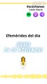 Efemérides Jueves 24 de noviembre