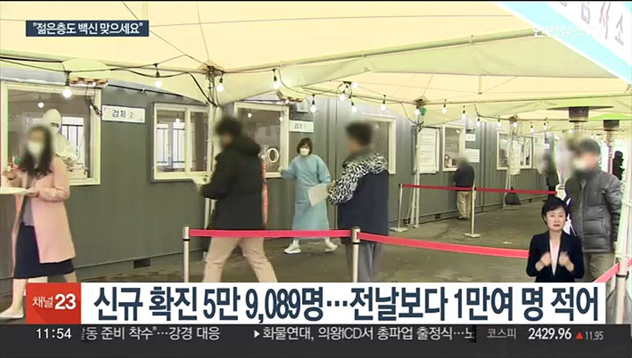위중증 엿새째 400명대…신규확진 5만 9천여 명