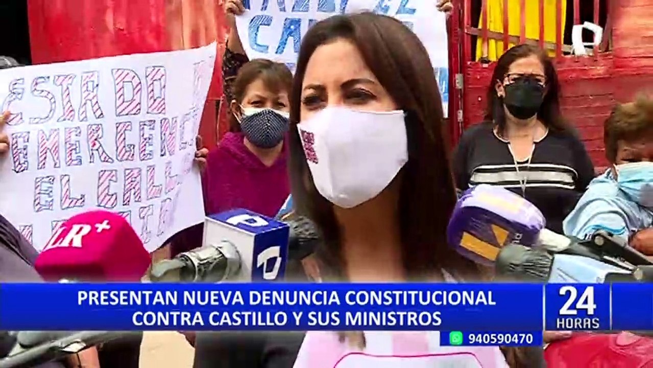 Denuncian a Pedro Castillo y a todo su gabinete ministerial por plantear cuestión de confianza