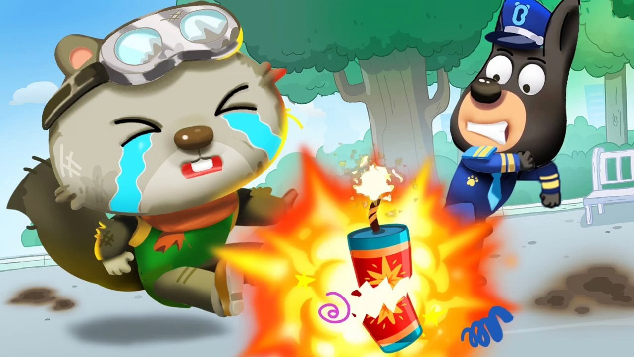 Dangerous Firecrackers | Kids Safety Tips | Sheriff Labrador | Kids Cartoon | BabyBus