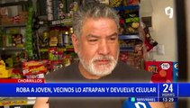Justicia vecinal en Chorrillos: capturan a ladrón y hacen que devuelva celular robado