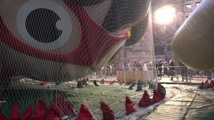 New York'ta Şükran Günü Yürüyüşü hazırlıkları