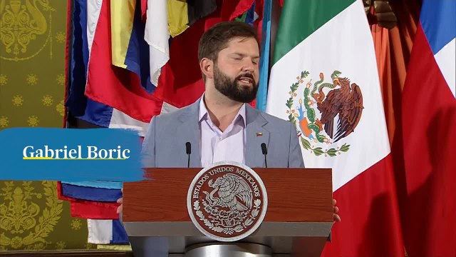 Recibe AMLO a Gabriel Boric en Palacio Nacional | EL PAÍS