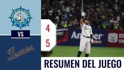 Resumen Navegantes vs Leones 23-nov