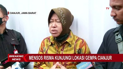 Melihat Kondisi Bangunan dan Tanah yang Rapuh, Mensos Sebut Penanganan Gempa Cianjur Harus Hati-Hati