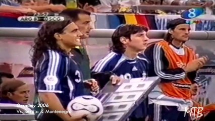 Lionel Messi All 5 World Cups Debut Day Performances