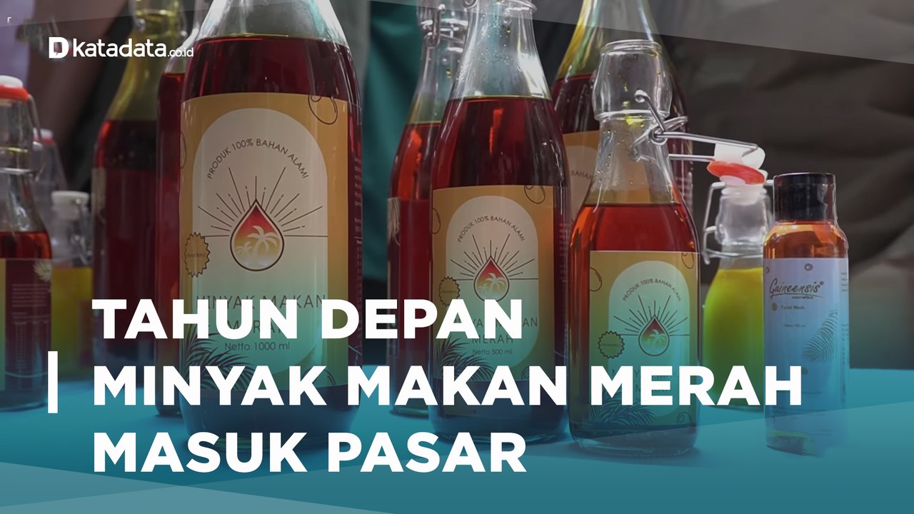 Dapat Izin Edar BPOM, Minyak Makan Merah Siap Dipasarkan
