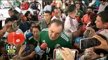 Cuauhtémoc Blanco vio el partido entre México y Polonia en Cuernavaca