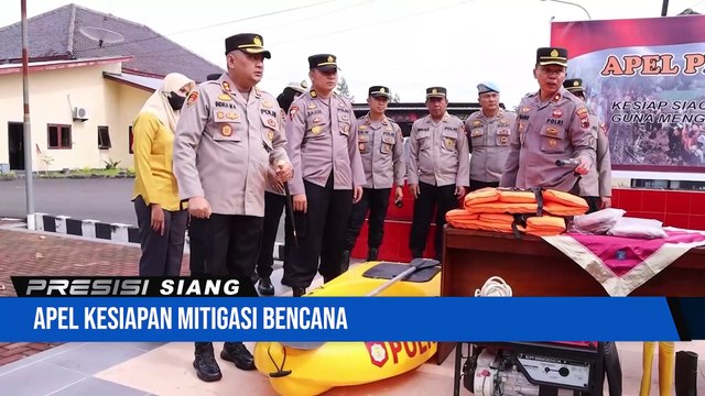 Kapolres Salatiga Pimpin Apel Kesiapan Mitigasi Bencana dan Pengecekan Perlengkapan Penanggulangan Bencana
