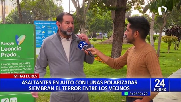 Miraflores: denuncian aumento de asaltos en autos con lunas polarizadas