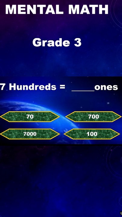 A4 Mental math