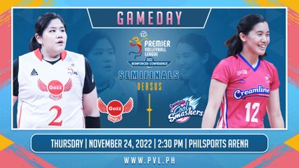 GAME 1 NOVEMBER 24, 2022 | PETRO GAZZ ANGELS vs CREAMLINE COOL SMASHERS | SEMIFINALS OF 2022 PVL REINFORCED CONFERENCE