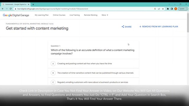 Google Digital Garage - All Module Answer With Assessment 2024 + Final Exam Answers