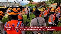 Sembilan Ekor Anjing Pelacak Diterjunkan Bantu Pencarian Korban Gempa Cianjur