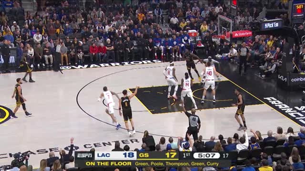 Wiggins scores season-best 31 points in Warriors' victory over Clippers