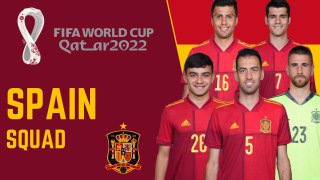 SPAIN Official Squad FIFA World Cup Qatar 2022 | FIFA World Cup 2022