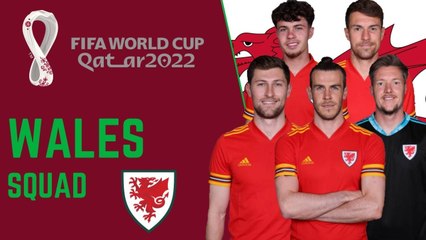WALES Official Squad FIFA World Cup Qatar 2022 | FIFA World Cup 2022