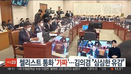 첼리스트 통화 '가짜'…김의겸 "심심한 유감"