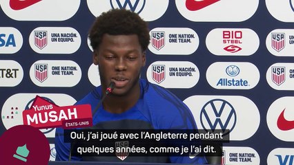 États-Unis - Musah sur son changement de sélection : "J'ai saisi l'occasion à un si jeune âge"