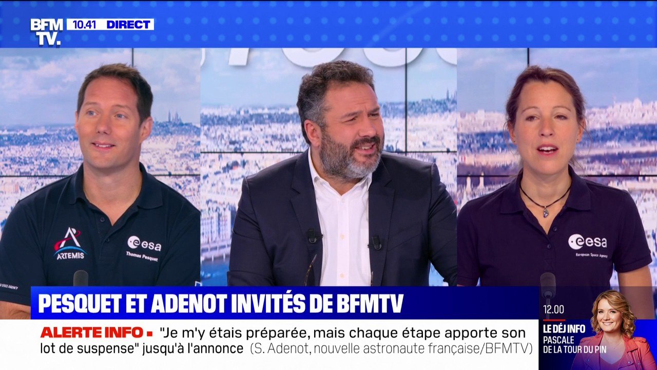 Pour Sophie Adenot (nouvelle astronaute de l'ESA), une mission dans l'espace n'interviendra pas avant "au minimum" 2026