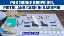 J&K police recover IED, pistol, and cash from a drone sent from Pakistan | Oneindia News *News