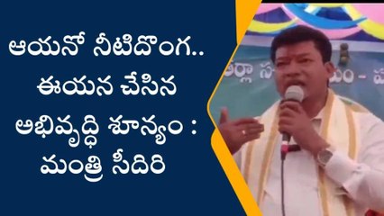 నా వెంట్రుక కూడా పీకలేరు - మంత్రి సీదిరి సంచలన వ్యాఖ్యలు