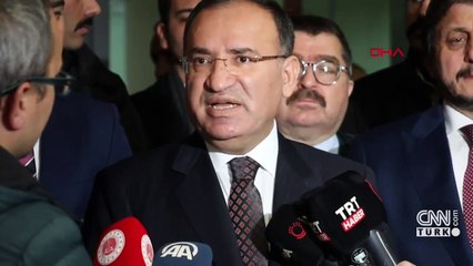 Bozdağ, zarar gören adliye binasını ziyaret etti