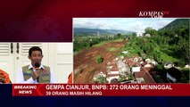 Update BNPB: Korban Meninggal Gempa Cianjur jadi 272 Orang, 107 Belum Teridentifikasi