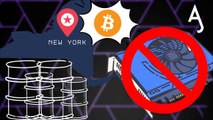 Nueva York no permitirá la minería de Bitcoin que se relacione con la quema de combustibles fósiles