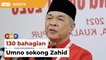 130 ketua bahagian Umno sokong Zahid