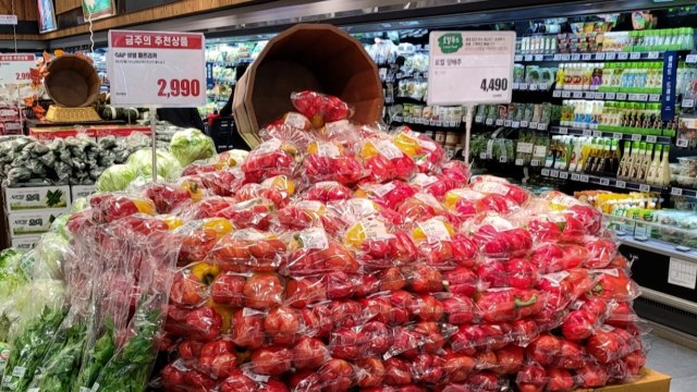 [기업] 롯데마트, '엔저 시름' 농가 돕는다...파프리카 할인전 / YTN