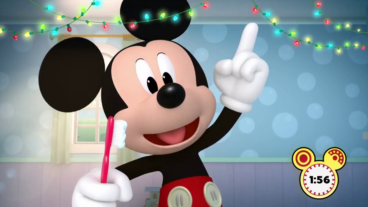 Brush to the Beat for the Holidays |  Mickey's Holiday Party | Cartoon for kids