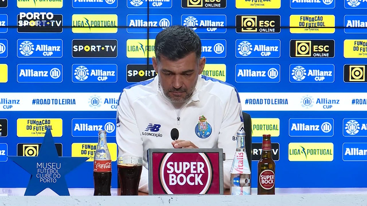 Sérgio Conceição: "É um título que podemos conquistar num futuro breve e vamos dar tudo para o podermos ganhar"