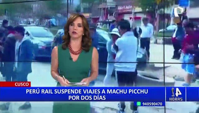 Cusco: Perú Rail suspende viajes a Machu Picchu por dos días