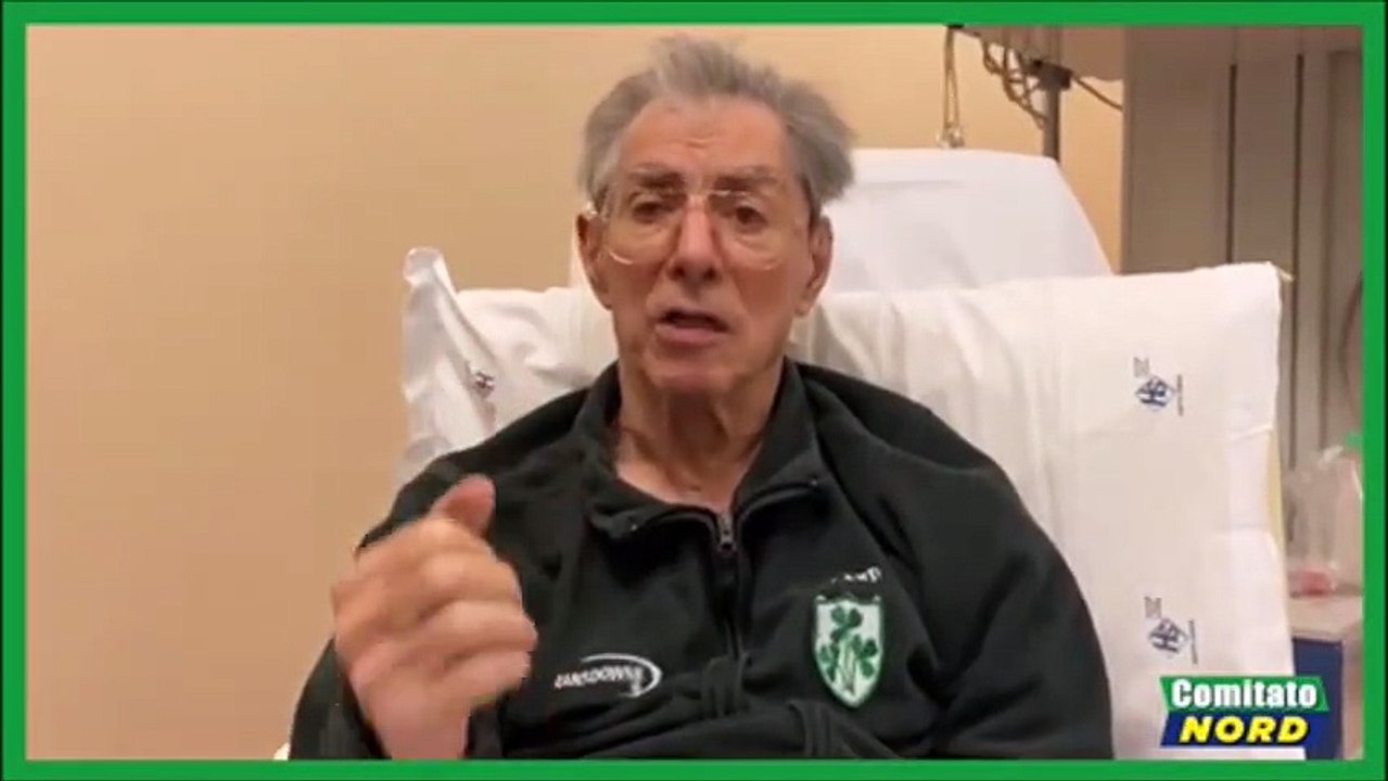 Comitato Nord, l'appello di Bossi dal letto di ospedale