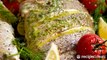 Whole Baked Fish - Herb Stuffed, with Garlic Butter Dill Sauce ( 1080 X 1920 )