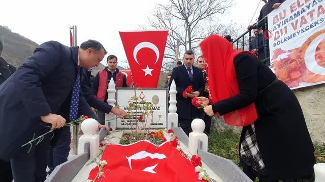 Şehit Öğretmen Necmettin Yılmaz Öğretmenler Gününde kabri başında anıldı