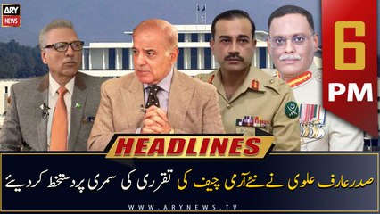 ARY News | Prime Time Headlines | 6 PM | 24th November 2022