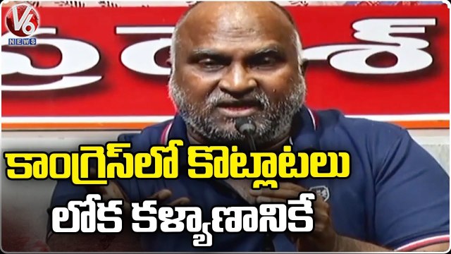 Sangareddy MLA Jagga Reddy Reacts Over ED And IT Raids In Telangana _ V6 News