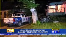 Fin de semana sangriento en la zona norte