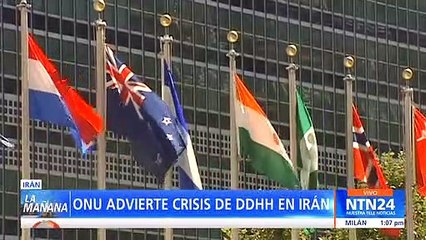 “Irán atraviesa por una crisis total de derechos humanos”: ONU