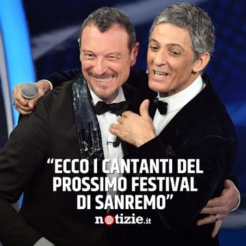 Sanremo 2023: Amadeus ospite di Fiorello finge di rivelare i cantanti in gara a Sanremo