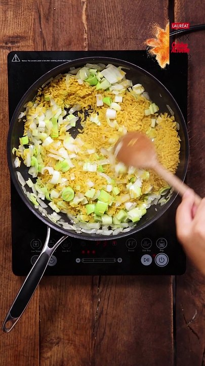 CUISINE ACTUELLE - Orzotto poireaux, jambon et Saint-Mont des Alpes