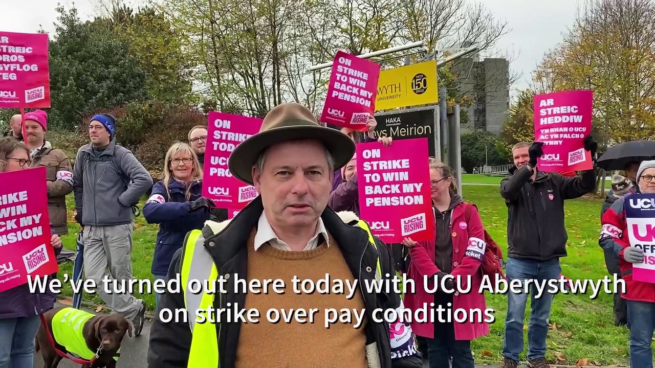 UCU strikes Aberystwyth